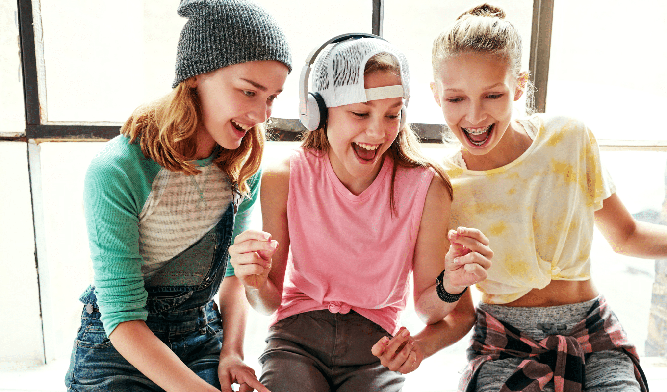 girls laughing | Advanced Orthodontics in Burien, WA